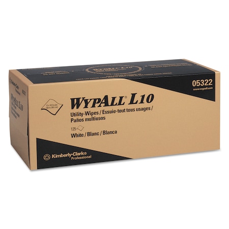 Wypall L10 Towels POP-UP Box, 1Ply, 12x10 1/4, White, PK2250 KCC 05322